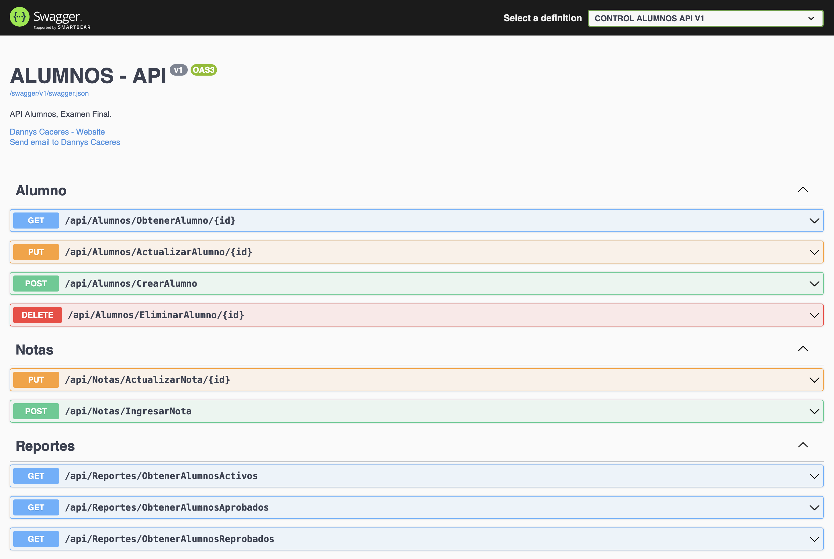 GitHub - Synnad0077/ExamenFinal: Examen Final Desarrollo Web 2021