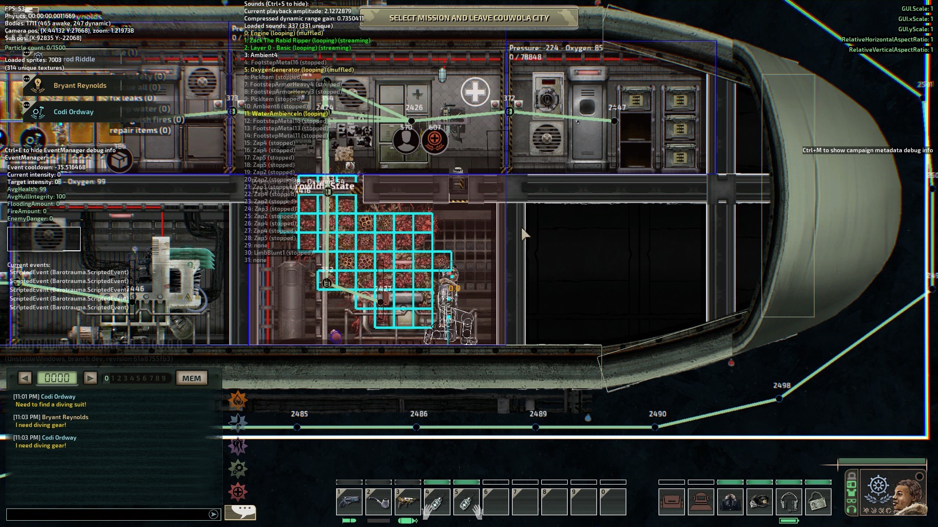[v0.1100.0.0 (unstable)] Unable to stand up after crouching under