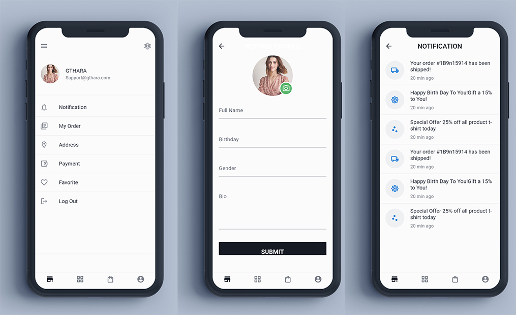 G Thara Cloth Store UI Template In Flutter with null safety - 10