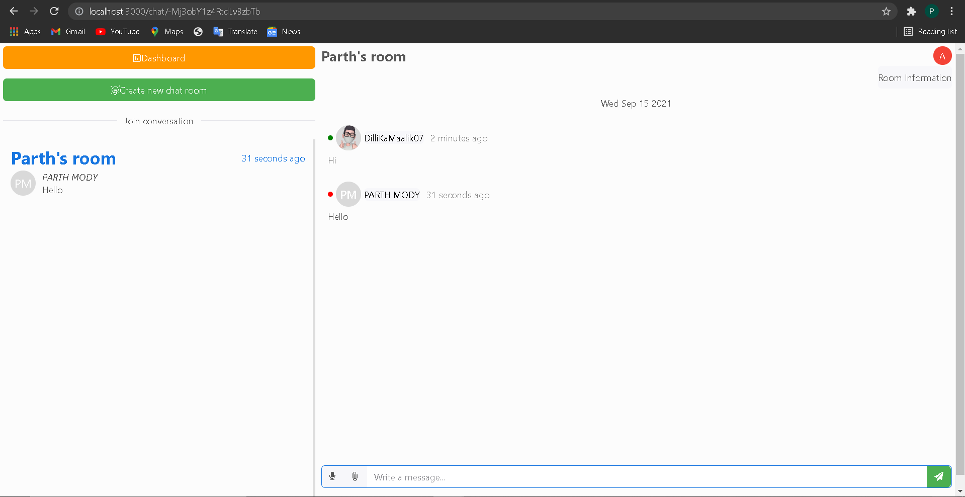 GitHub - ParthMody/WebApp-Chatter: A web app for chatting online