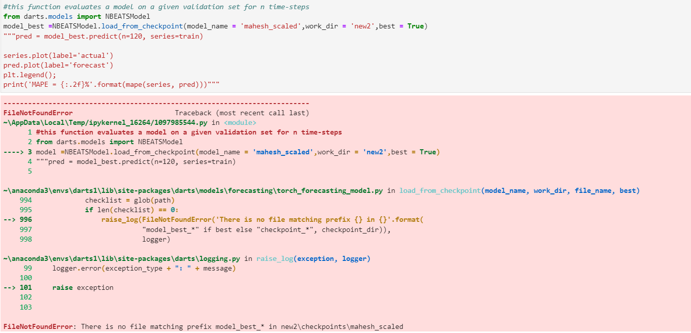 how to load best model from nbeats ? · Issue 581 · unit8co/darts · GitHub