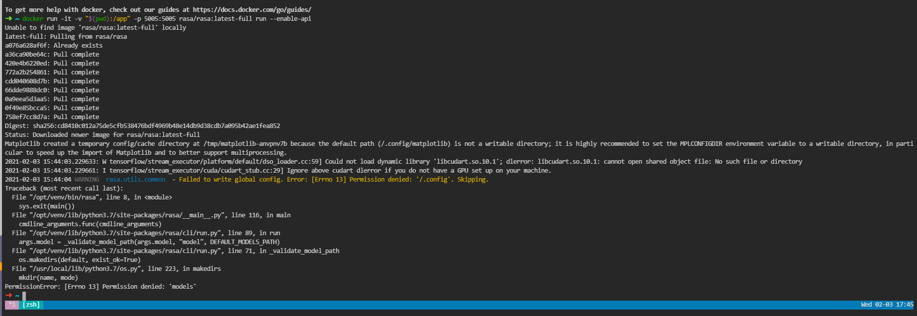 docker returns error upon RASA image installation · Issue #1804 · home ...