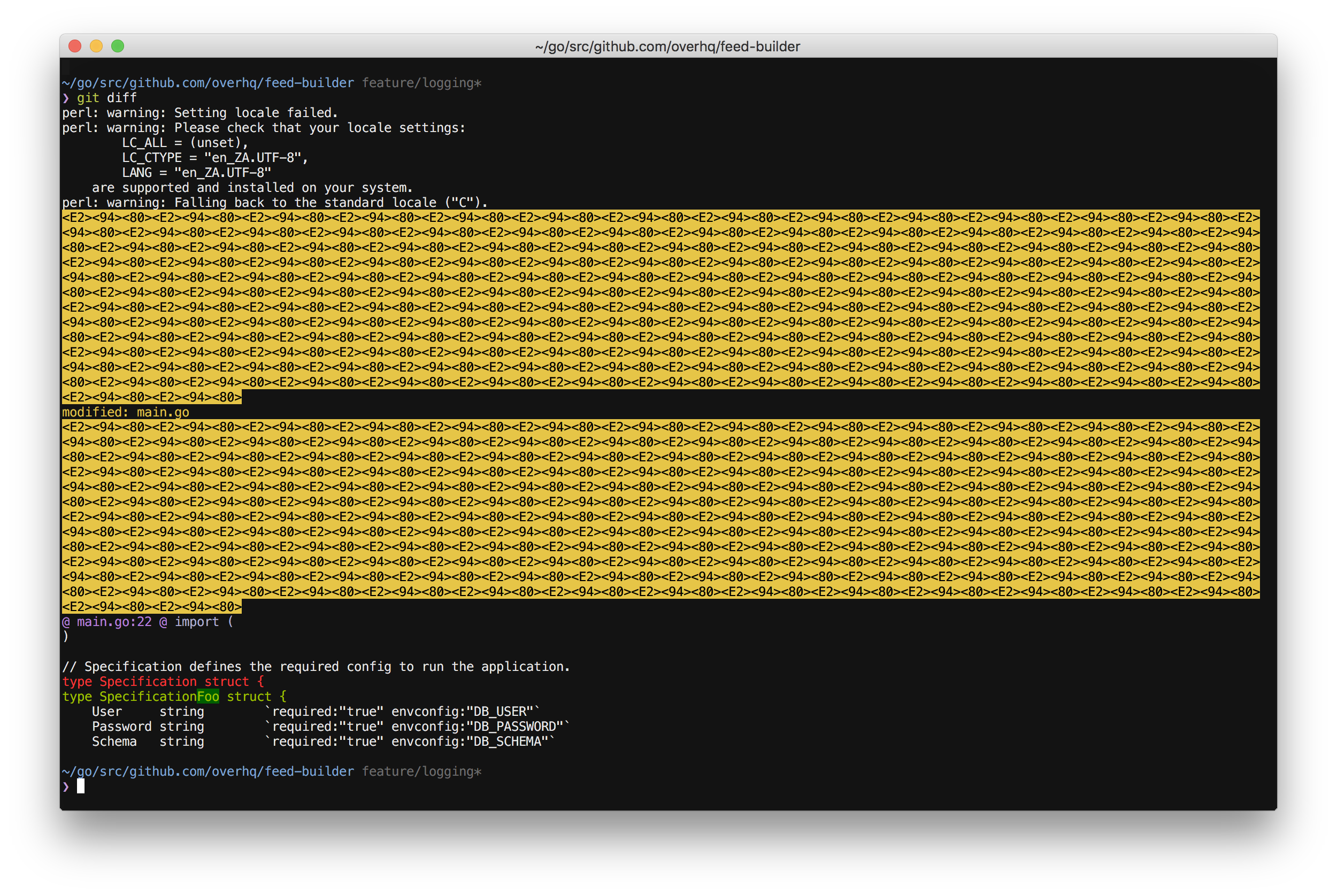 diffsofancy rendering strange characters · Issue 1203 · alacritty