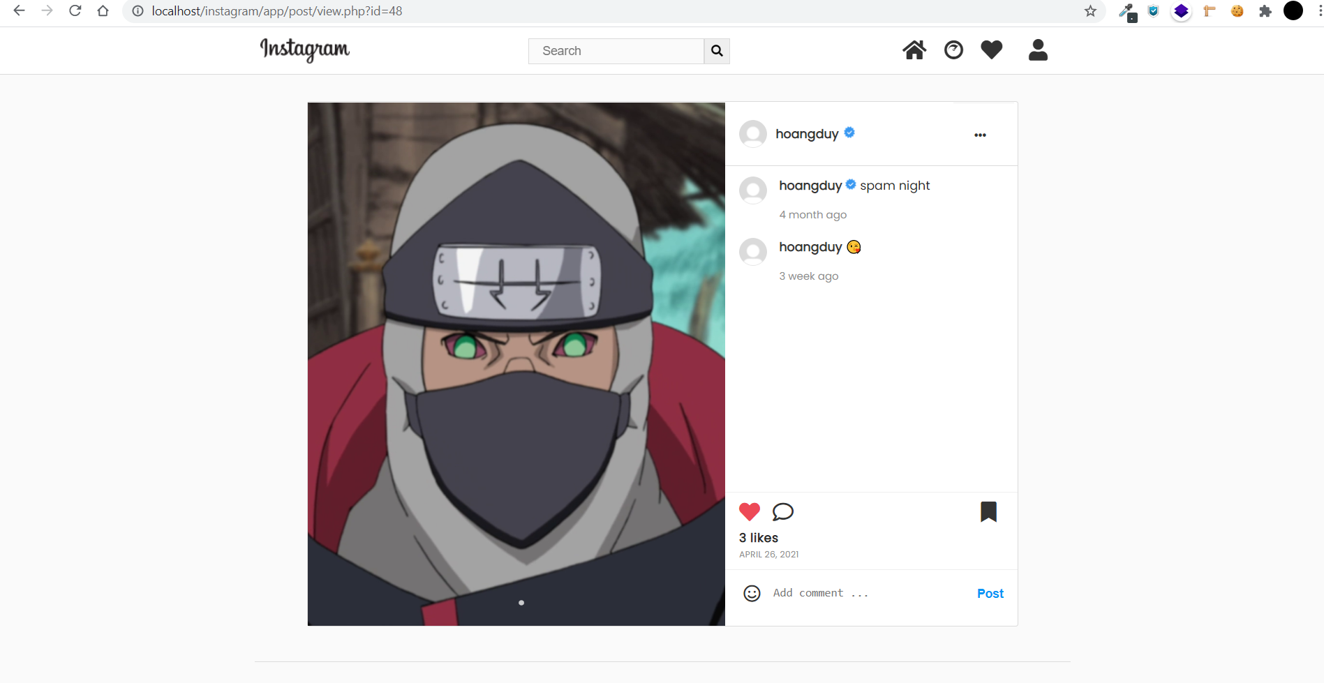 GitHub - huahoangduycusc/pet-project-clone-instagram-php