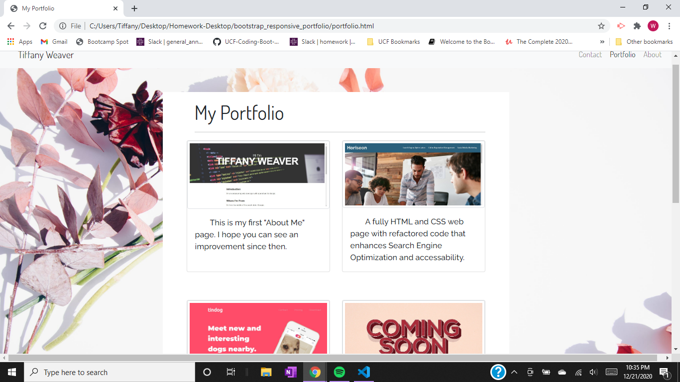 GitHub - Tianwes/Bootstrap_Responsive_Portfolio: A responsive portfolio ...