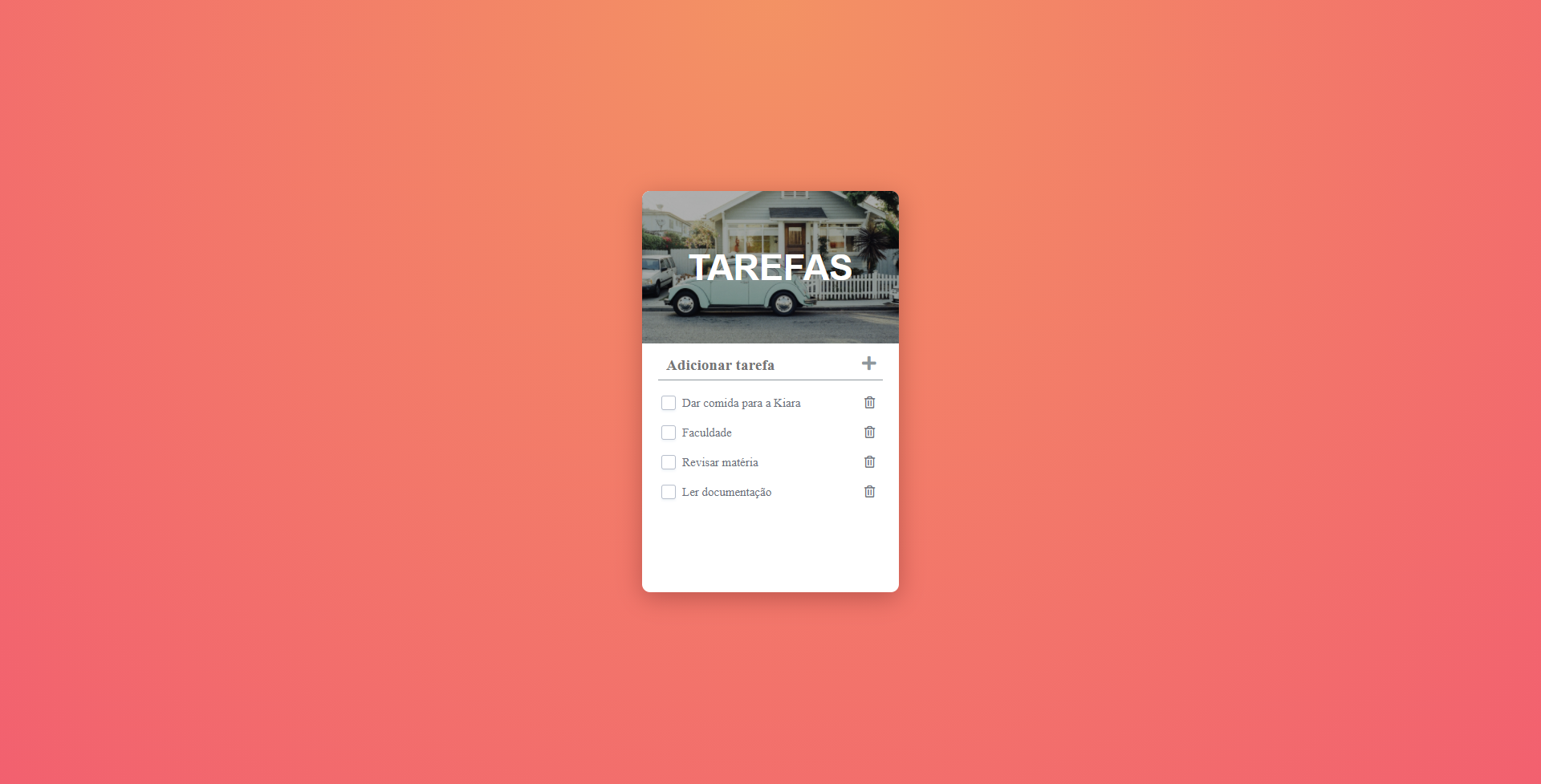GitHub - fsalcantara/Lista: Lista de tarefas para organização diária, e ...