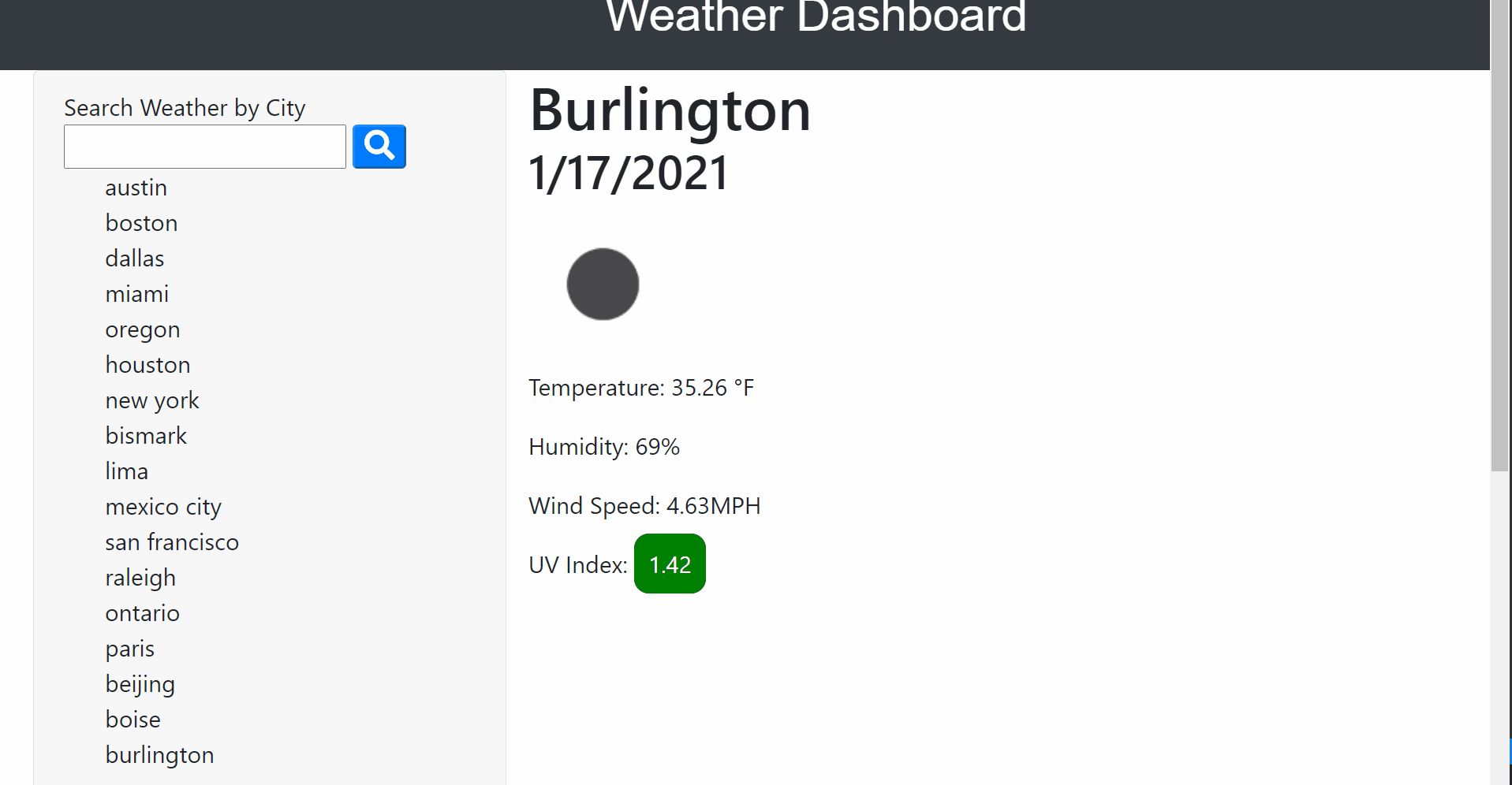 GitHub - cocobeware83/weather-dashboard