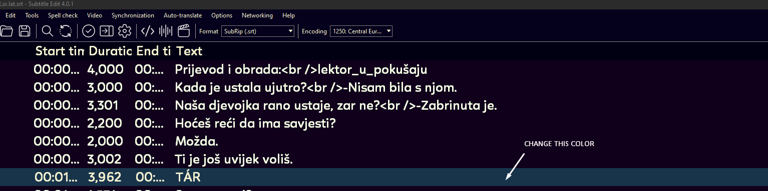 I Want To Be Able To Change This Color Issue 7471 Subtitleedit