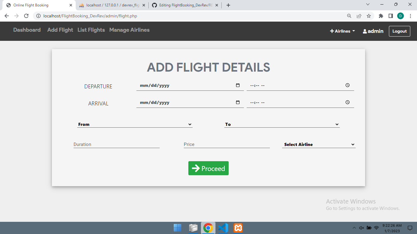 GitHub - smsdhamodaran/FlightBooking_DevRev: Create a web application ...
