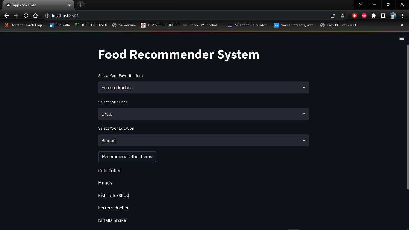 GitHub - shojol3301/Food-Recommendation-System