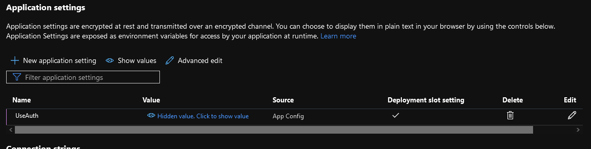Azure App Service Settings task does not overwrite values as expected ...