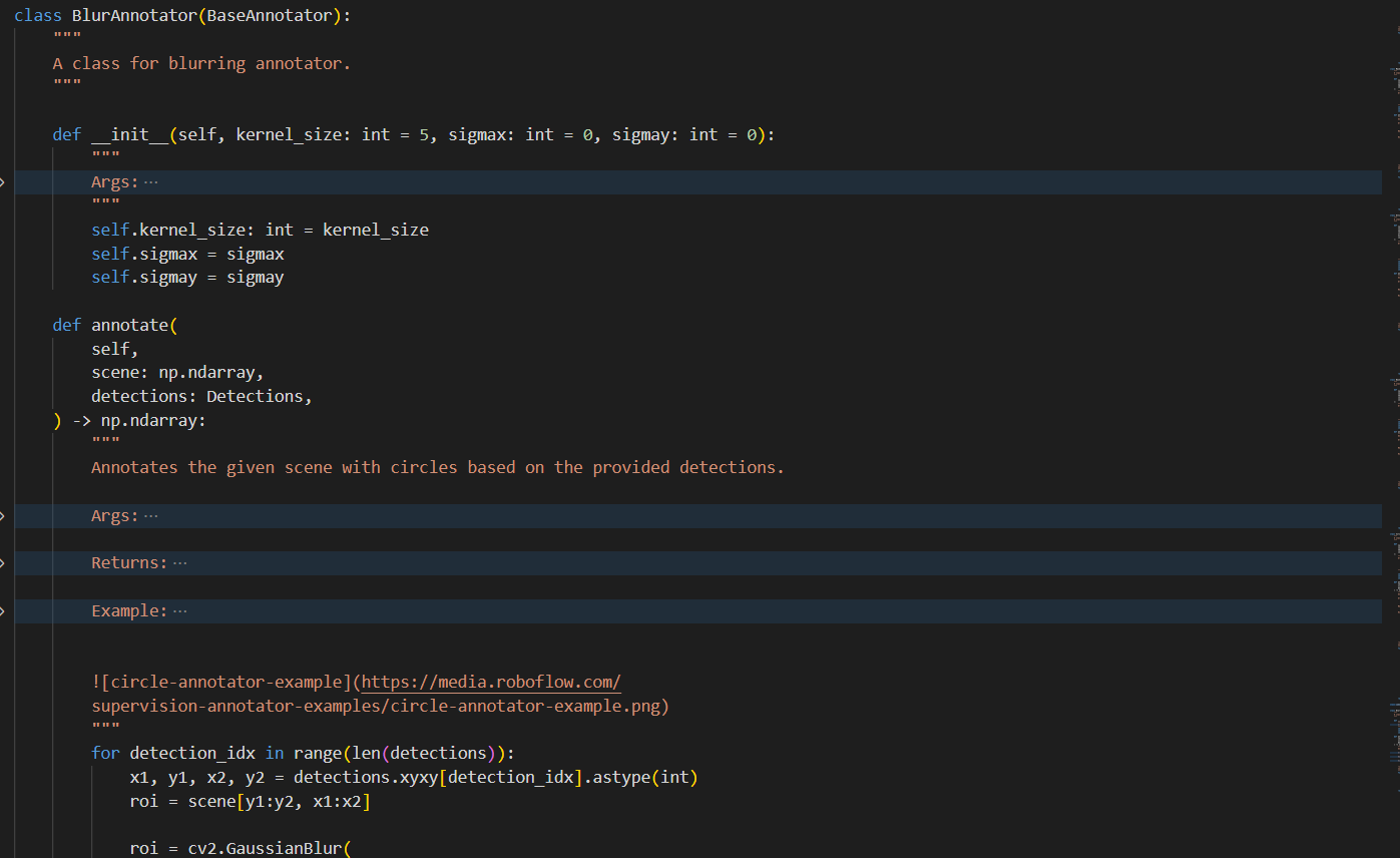 Create `sv.BlurAnnotator` · Issue #395 · roboflow/supervision · GitHub