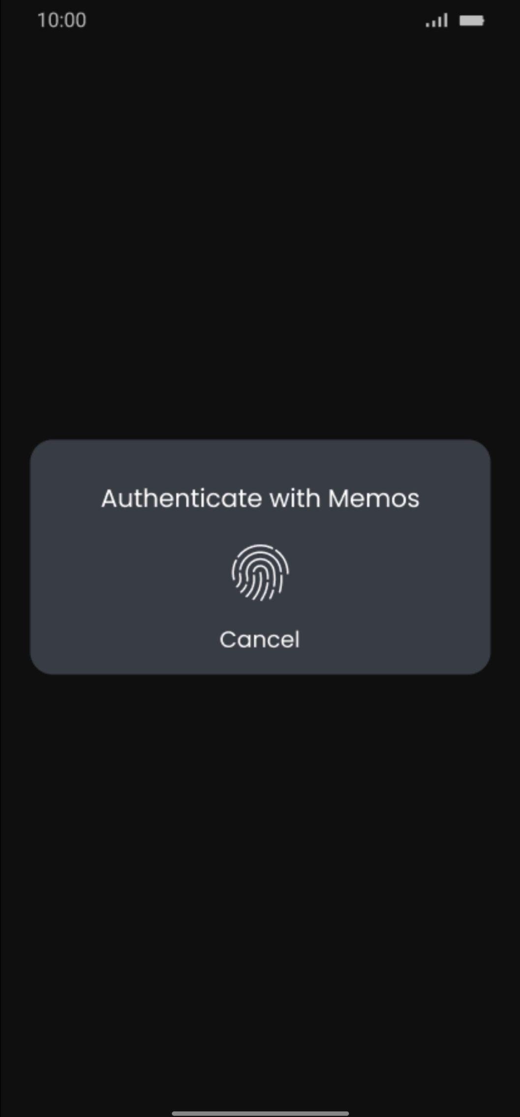 Custom fingerprint popup in Expo local authentication · expo expo