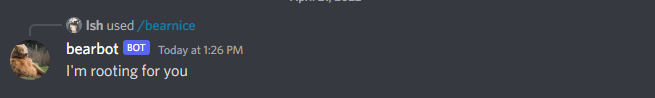 GitHub - ishweensehmbhi/bearbot: A friendly lil Discord bot that you