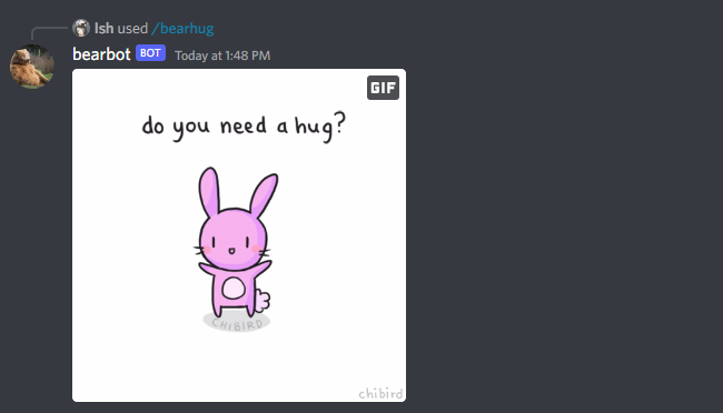 GitHub - ishweensehmbhi/bearbot: A friendly lil Discord bot that you
