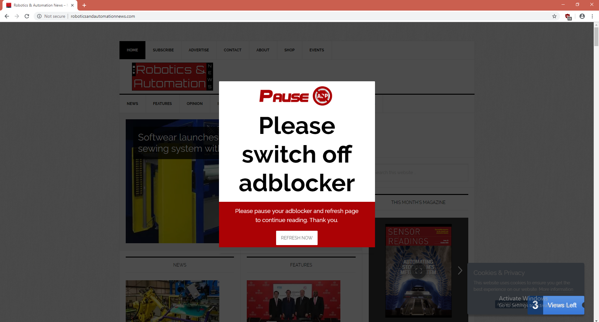  Anti adblock Roboticsandautomationnews Issue 3889 