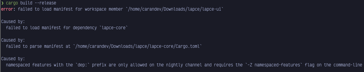 Dead in linux · Issue #142 · lapce/lapce · GitHub