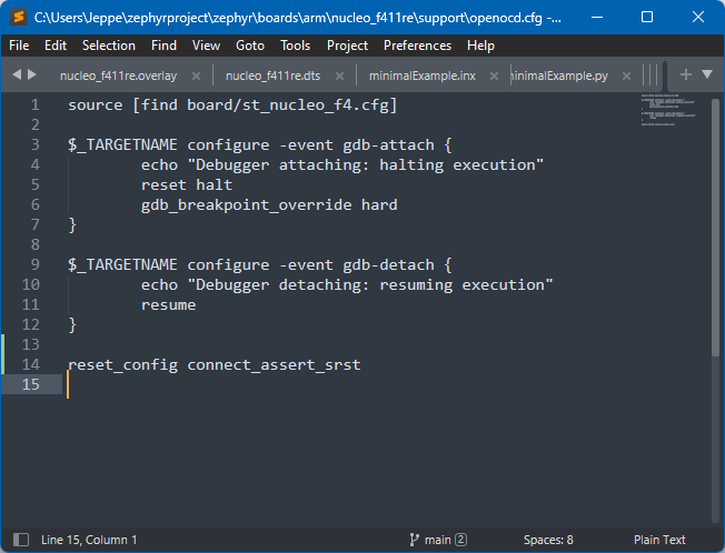 WaveShare xnucleo_f411re: Error: ** Unable to reset target