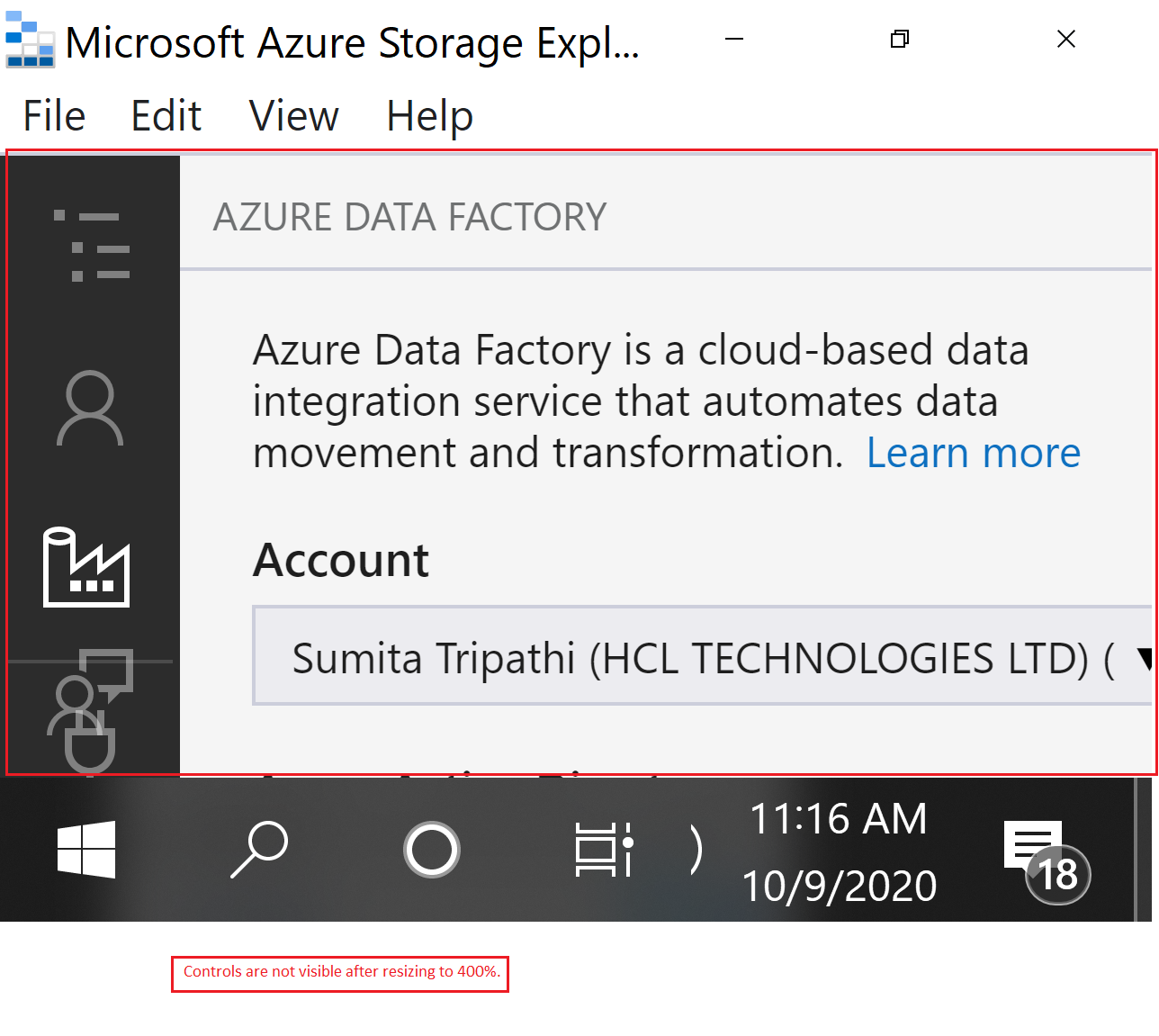 [Supporting the platform - ADF - Azure data factory] Controls are not ...