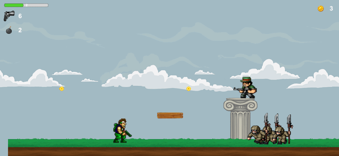 GitHub shunny2/runandgun Clone of the Metal Slug game developed at unity.