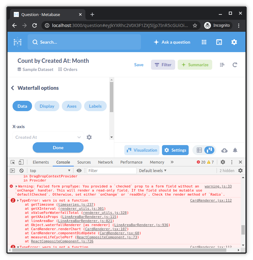 Waterfall error with time series data with an explicit timezone · Issue ...