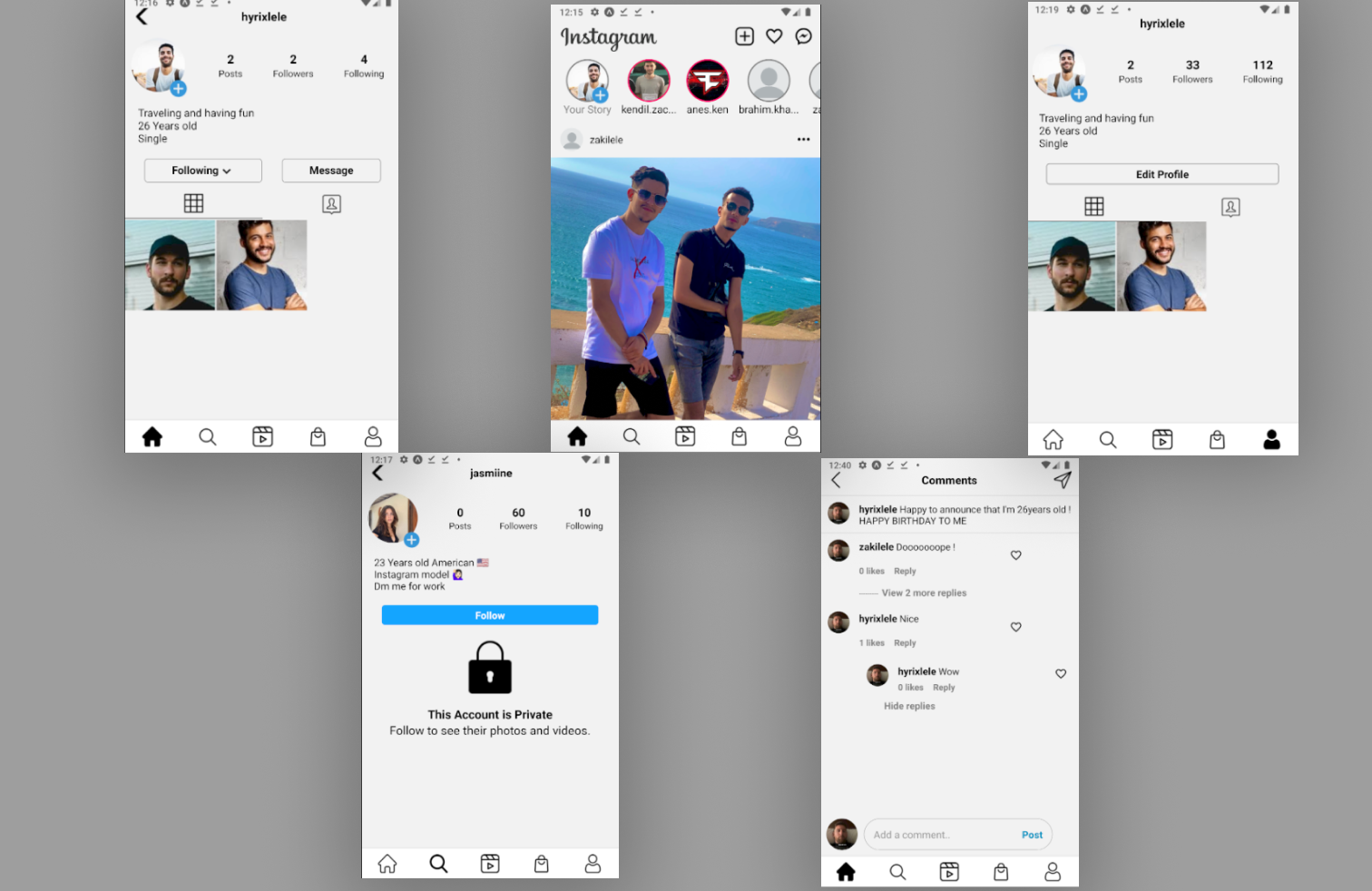 Github Hyrix7q Fully Functional Instagram Clone On Process