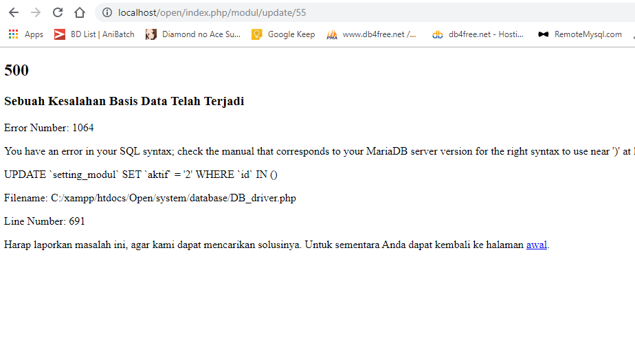 [Bug] Error Modul Submodul Saat Mengubah Status · Issue #2330 · OpenSID ...