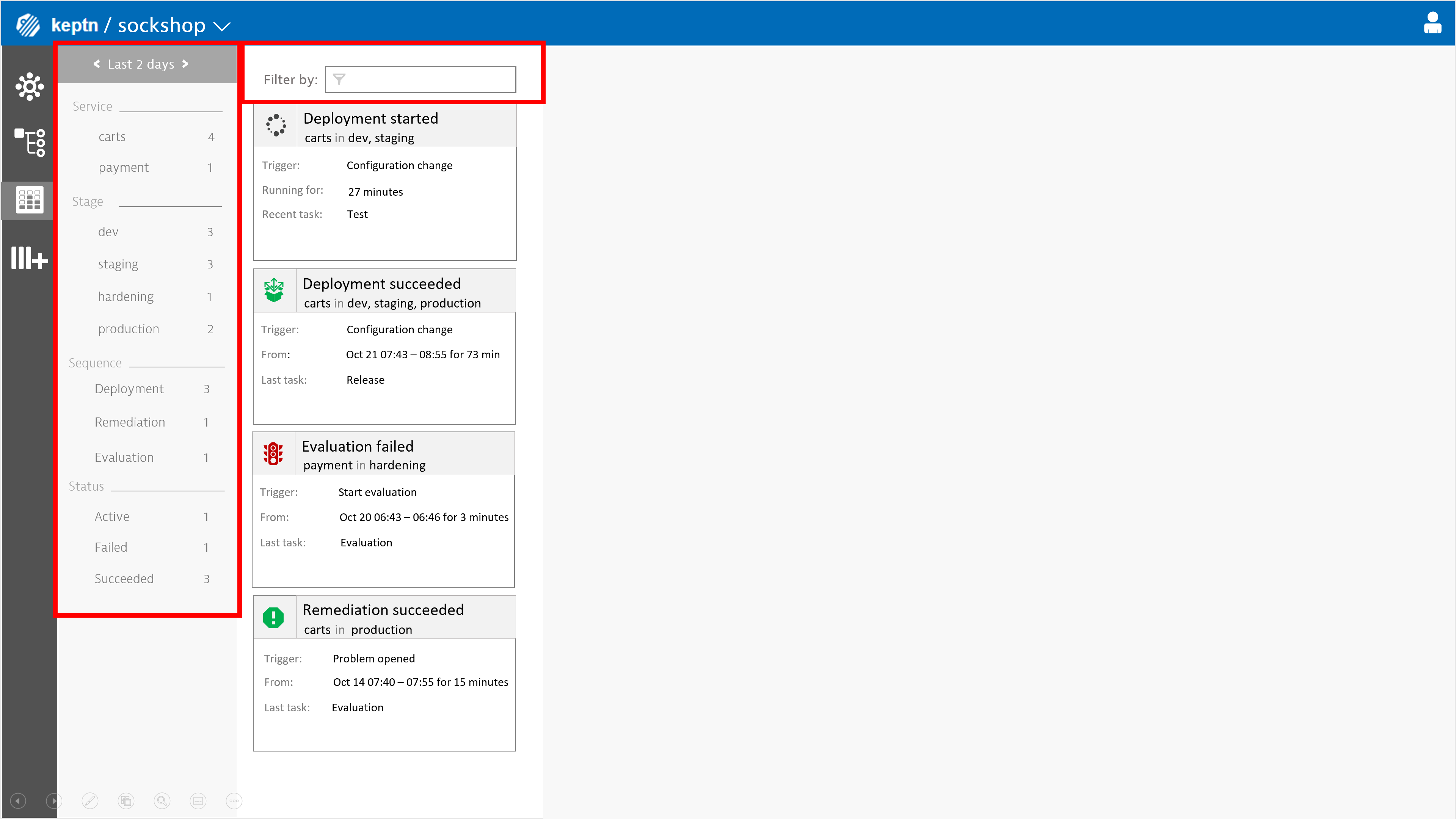 Add filter component and apply filter on list of sequences · Issue ...