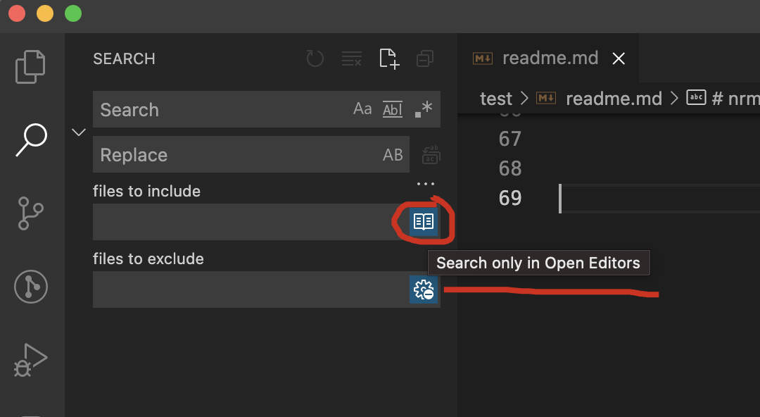 vscode only search open files bug & solution All In One · Issue #42 ...