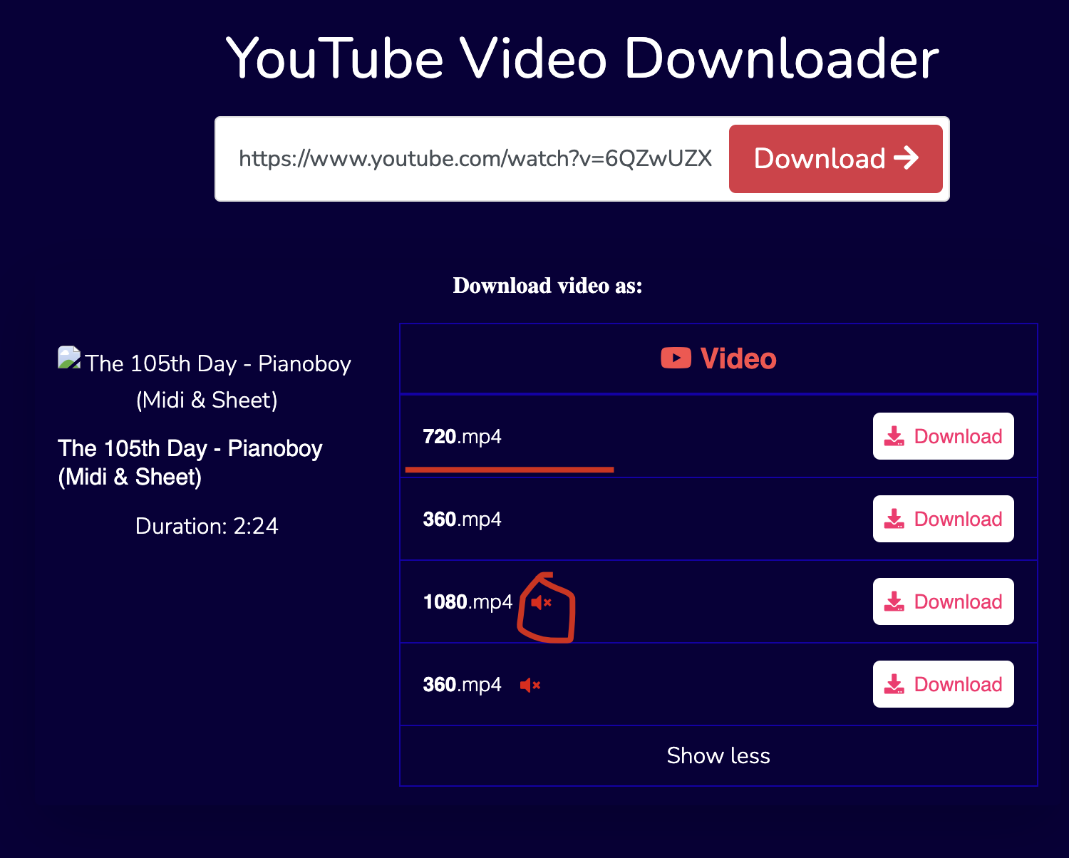 youtub e video downloader