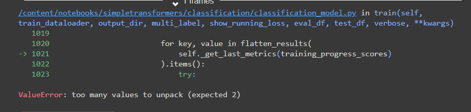 ValueError: too many values to unpack (expected 2) when using eval_df ...