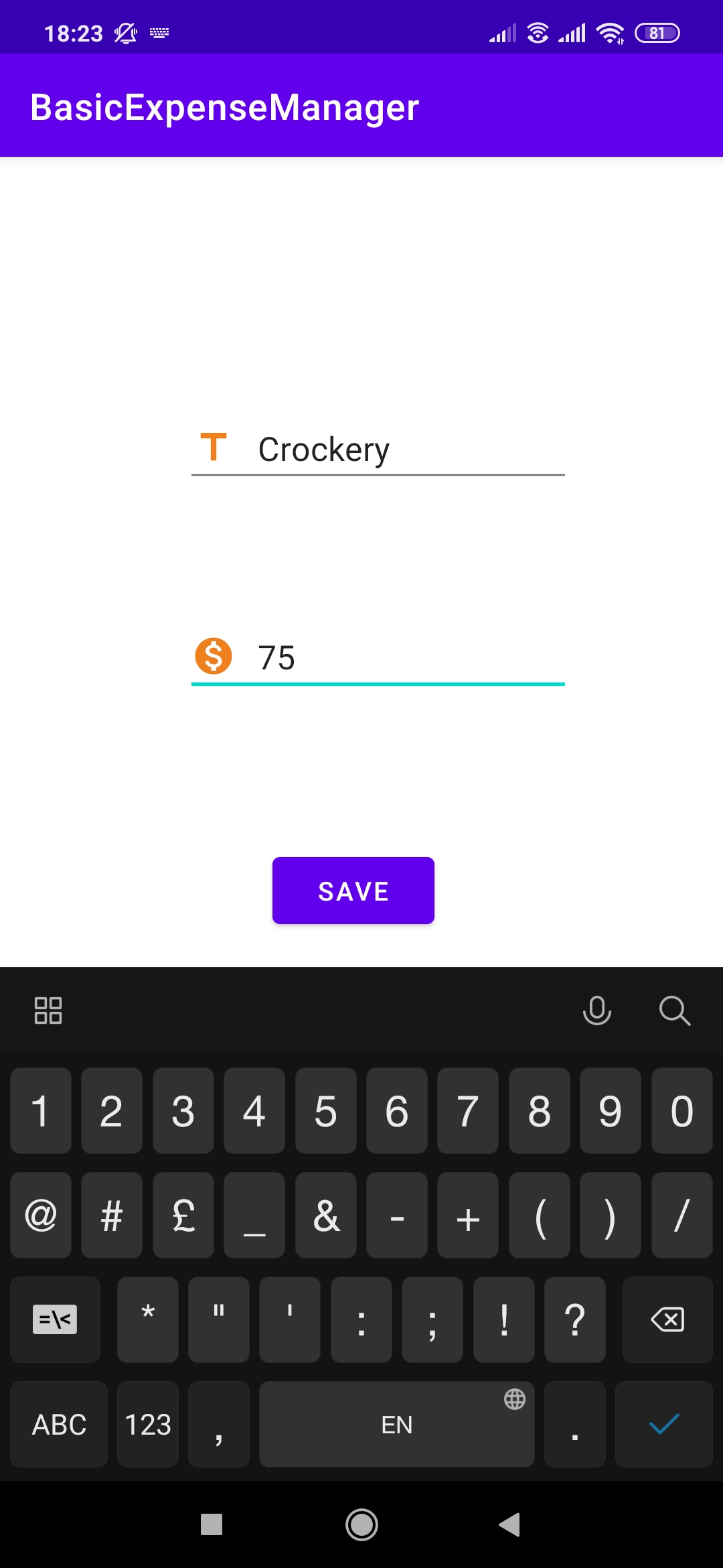 GitHub - Saumi-Pandya/BasicExpenseManager: Android App