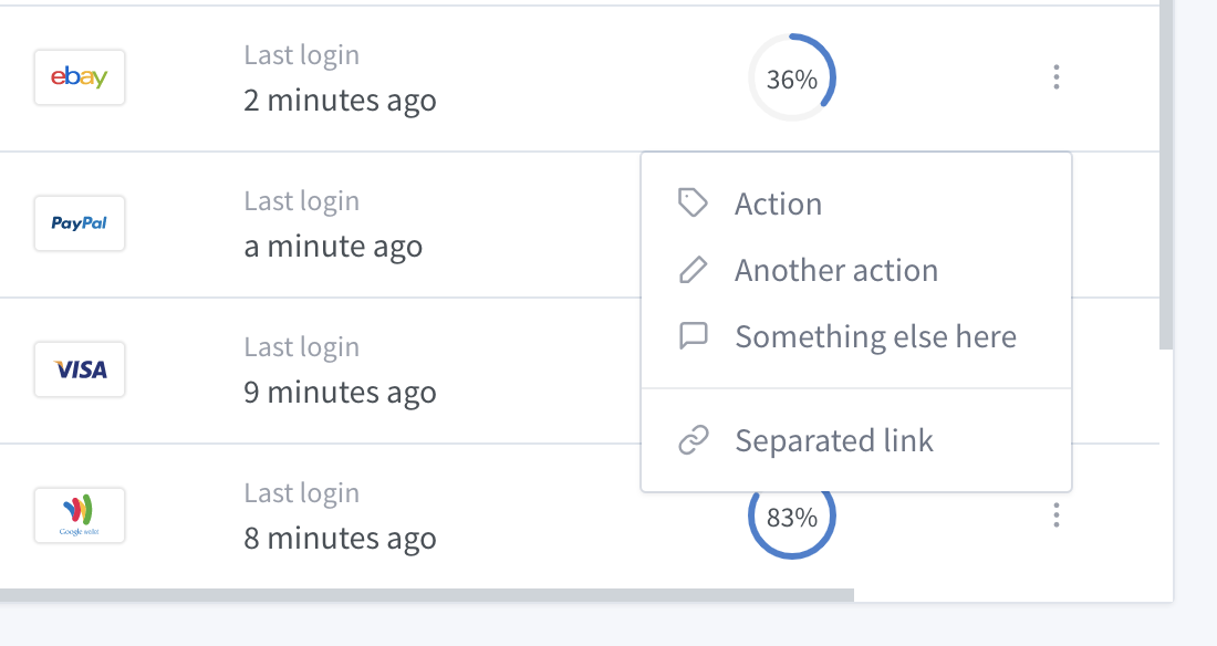 [BUG] Dropdown menu inside table shows scroll bar · Issue 650 · tabler