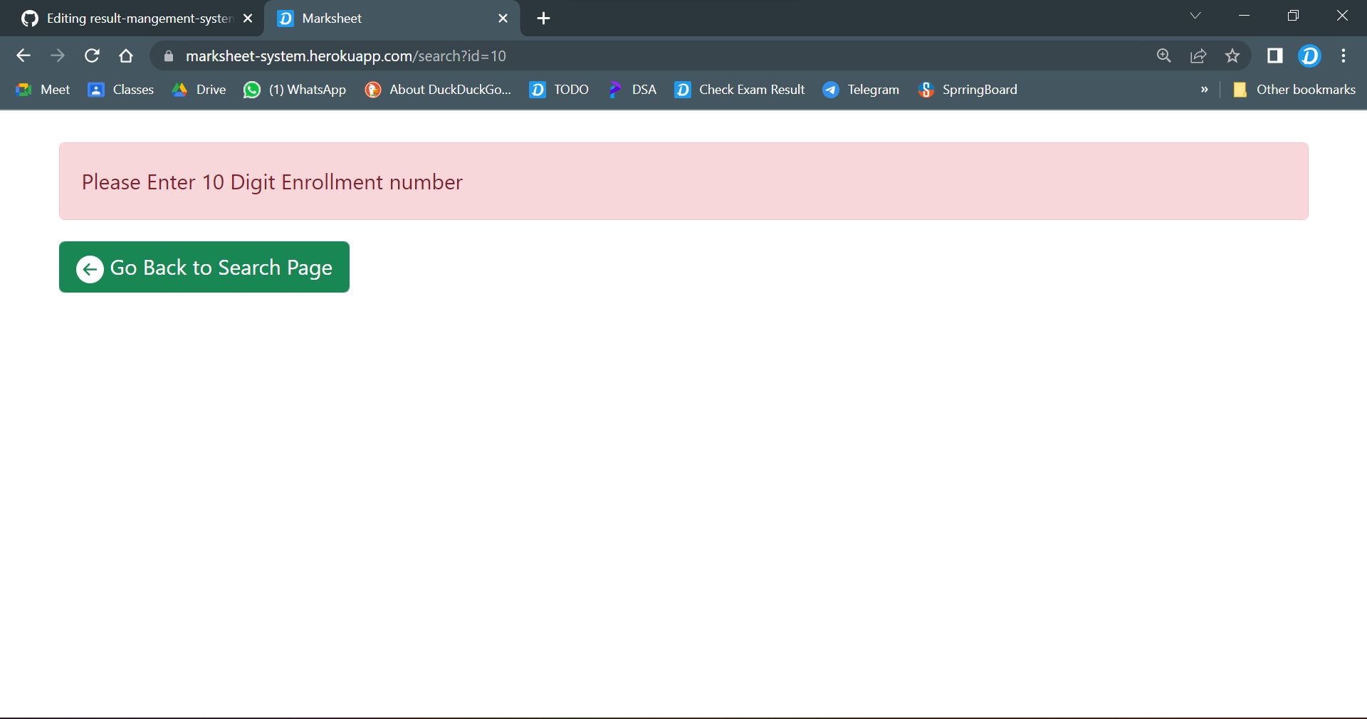 GitHub - codewithdinesh/result-mangement-system: This a an simple ...