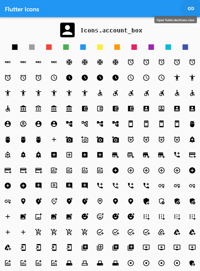 GitHub - tinywolf3/flutter_icons_viewer