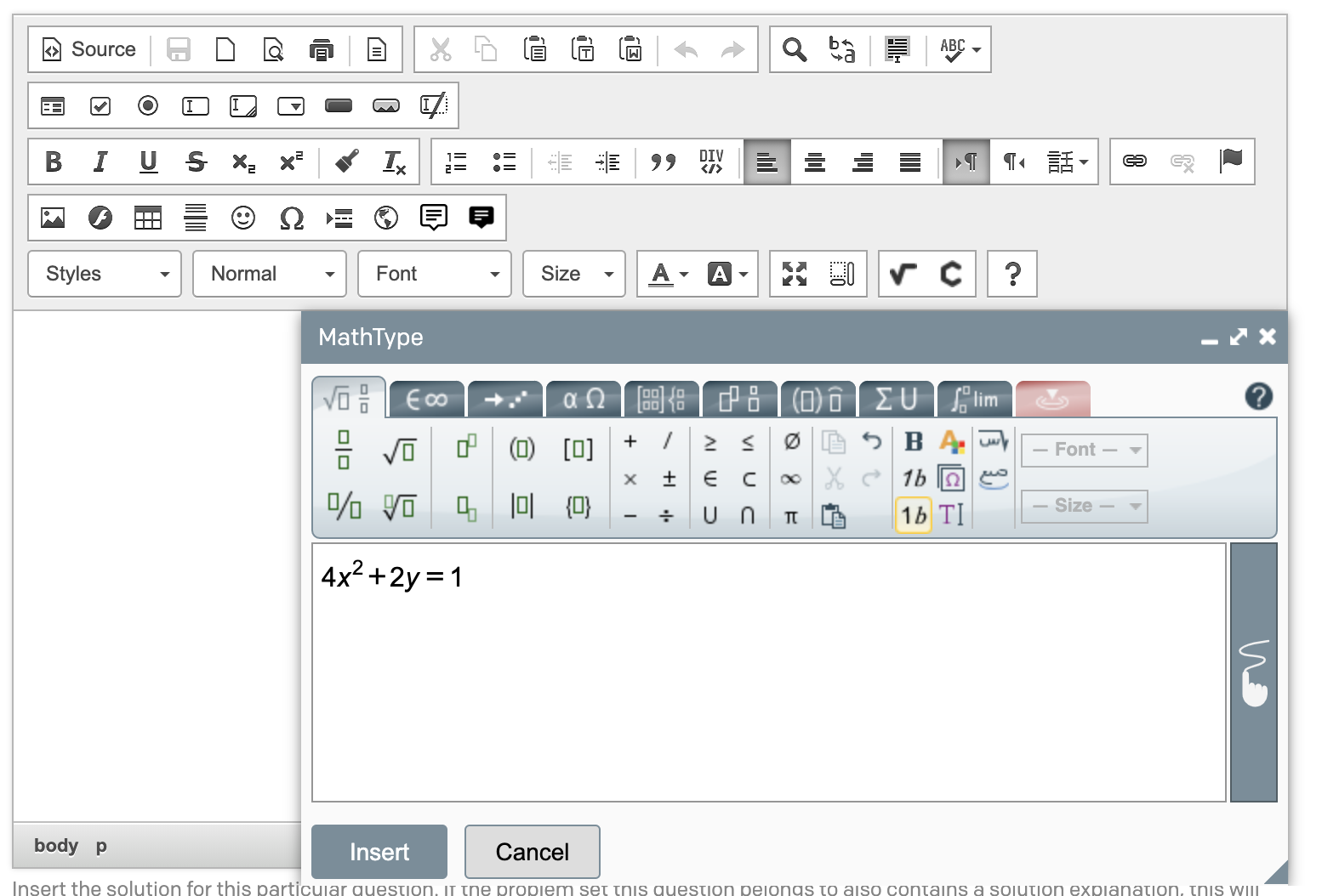 Mathtype Wiris Get latex from the Mathtype editor · Issue #383 · wiris/html ...