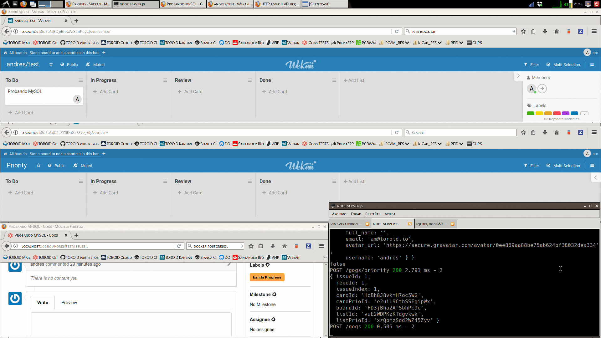 Gogs issue/commit integration · Issue #253 · wekan/wekan · GitHub