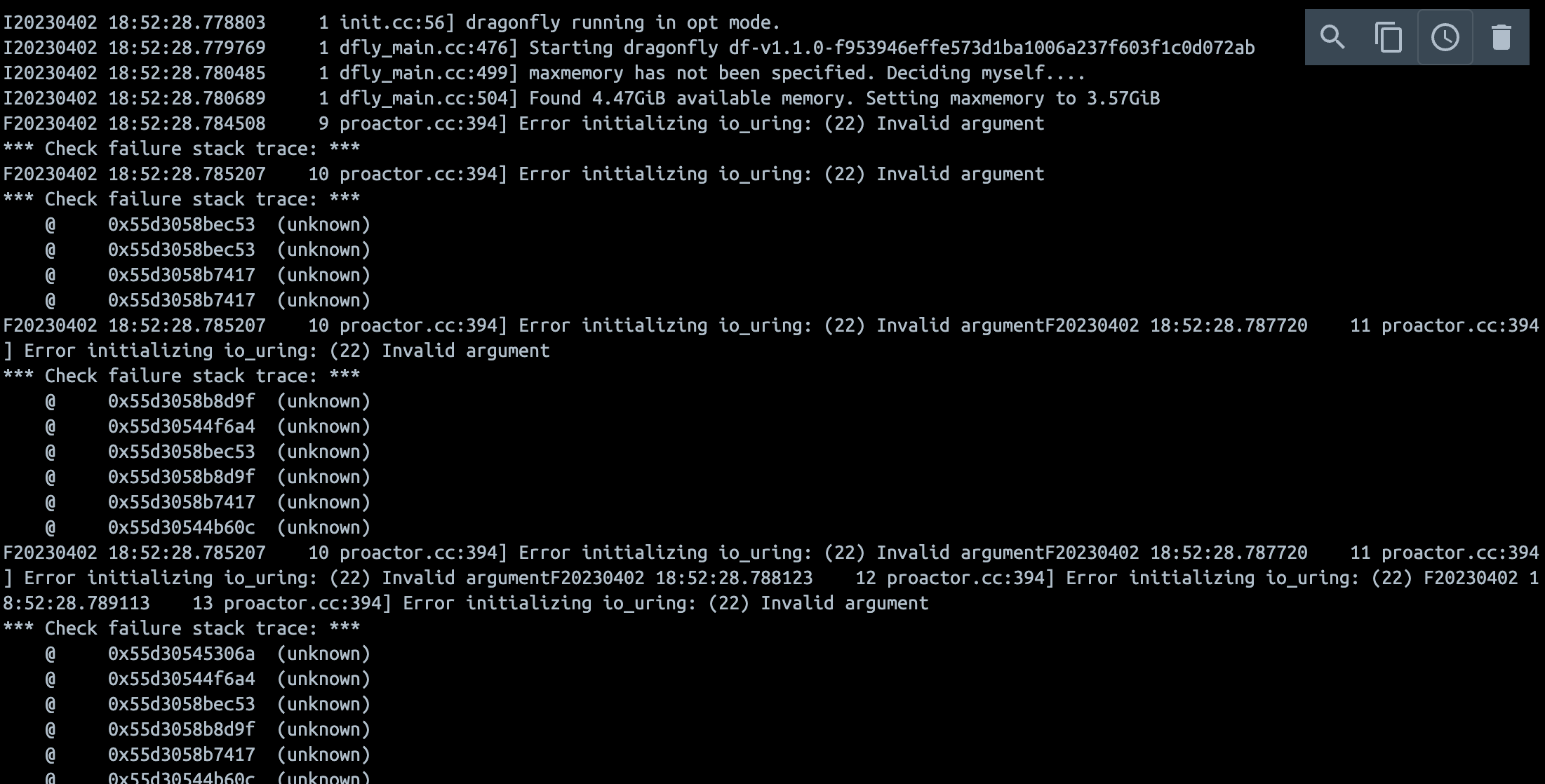 can't start since 1.1.0 · Issue #1029 · dragonflydb/dragonfly · GitHub