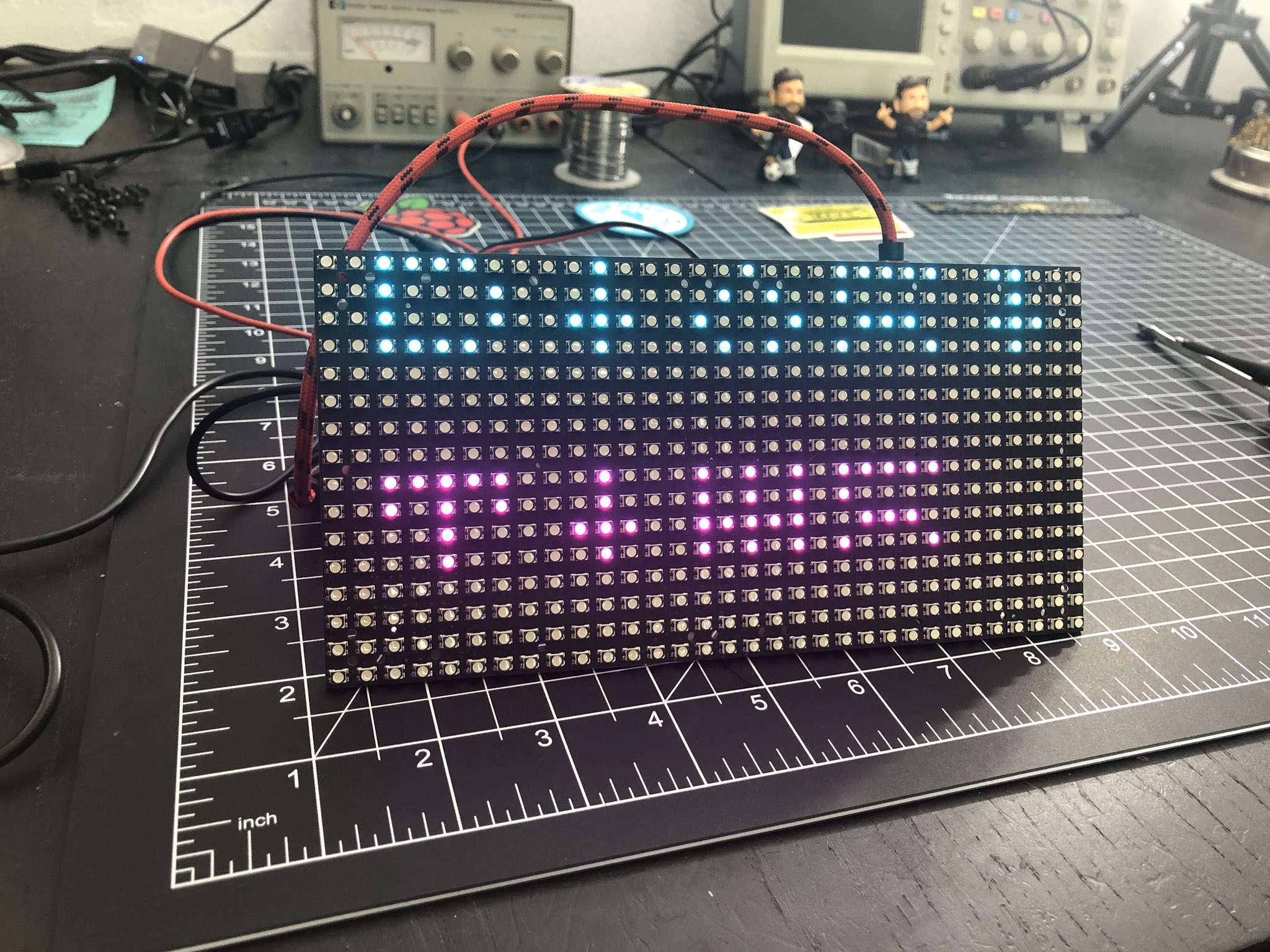 32x16 pixeltime not displaying correctly · Issue #168 · 2dom/PxMatrix ...