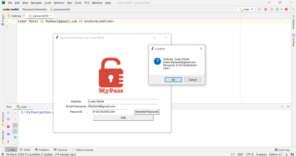 GitHub - Mohit1108/Password-Generator-With-GUI: https://codermohit.com ...
