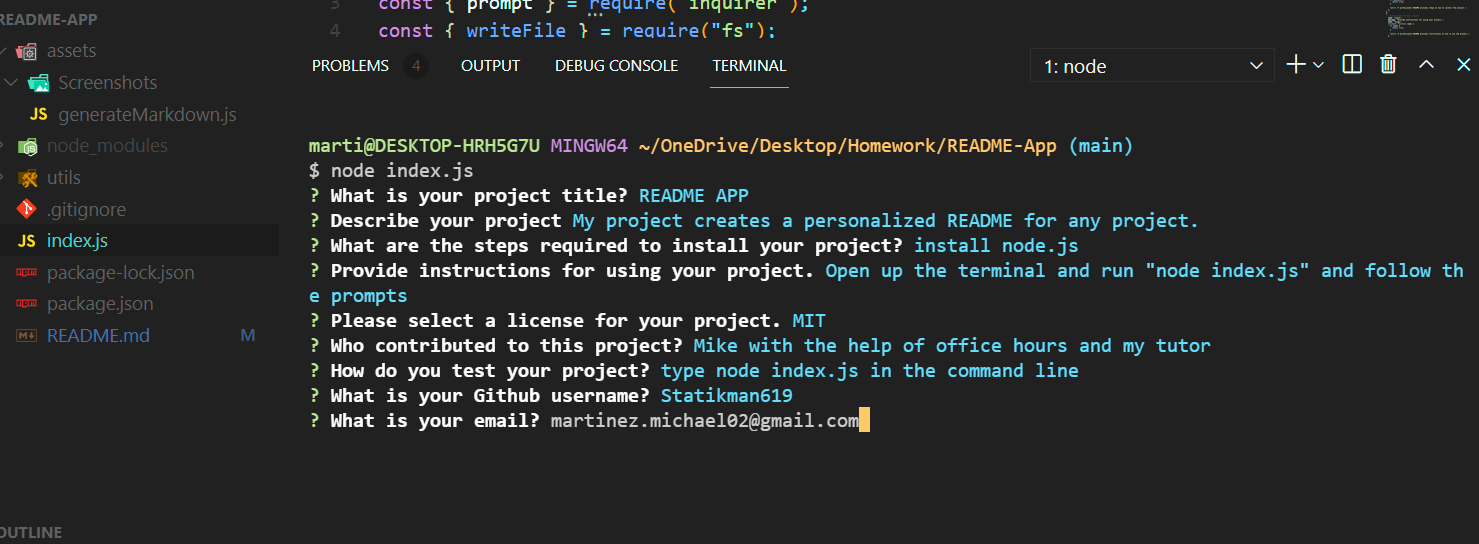 Readme File For App GitHub - Statikman619/README-App