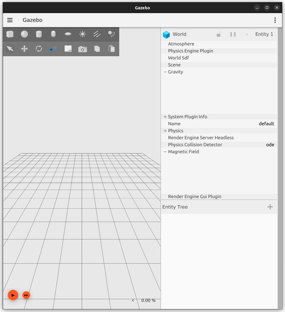 Ignition Fortress 6.15.0 does not display field or gravity