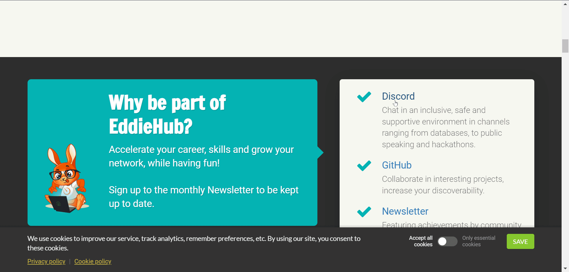 Discord link not working · Issue #230 · EddieHubCommunity ...