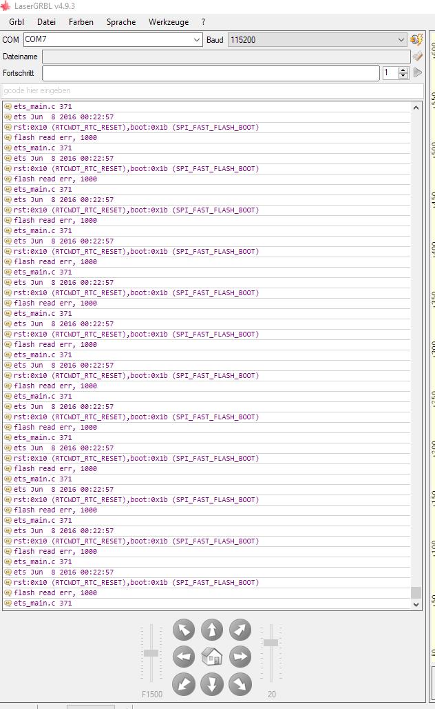MKS DLC32 V2.1, flash read err, 1000, after new firmware,about