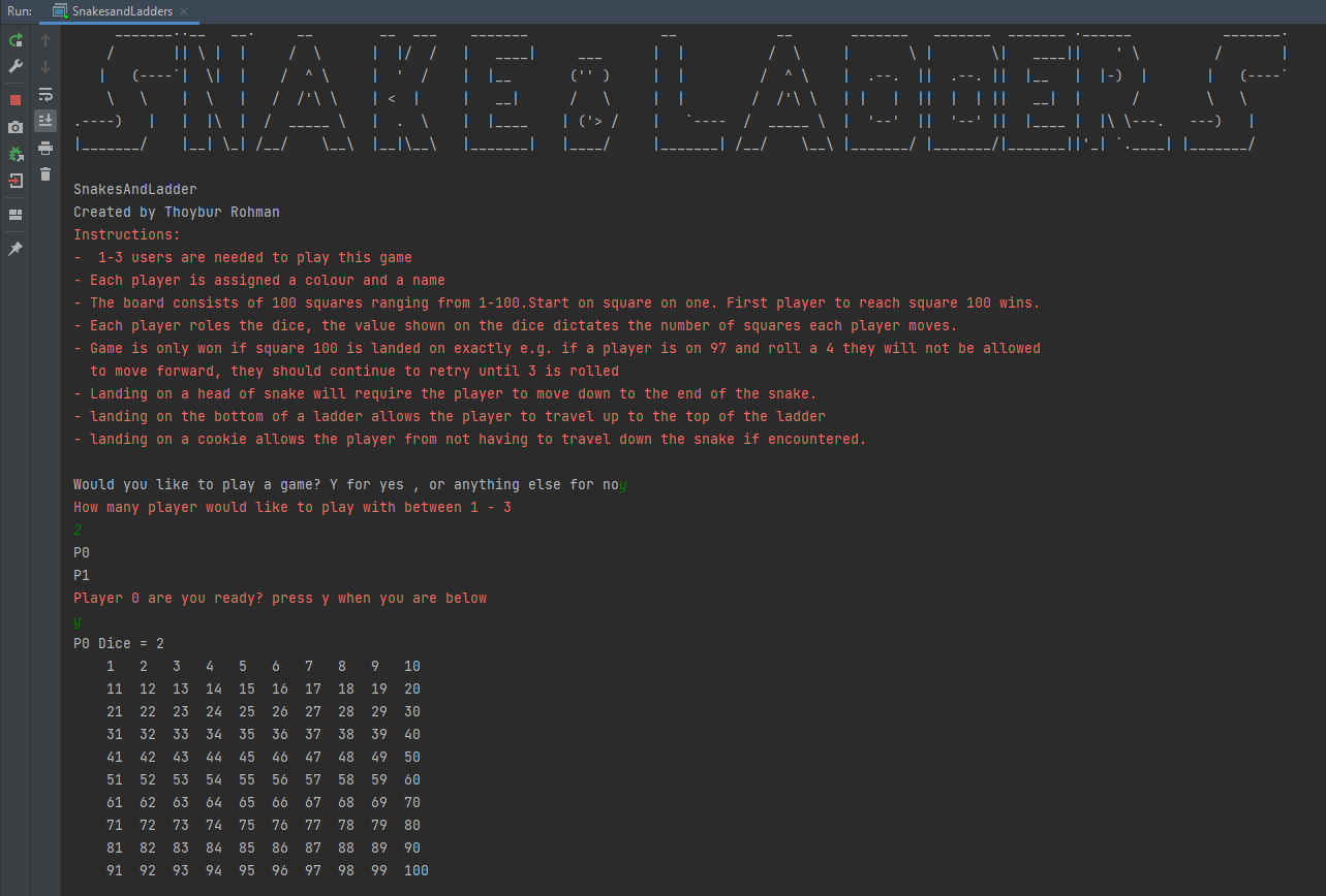 GitHub - Thoybur-Rohman/SnakesAndLadders: Snakes and Ladders game Java ...