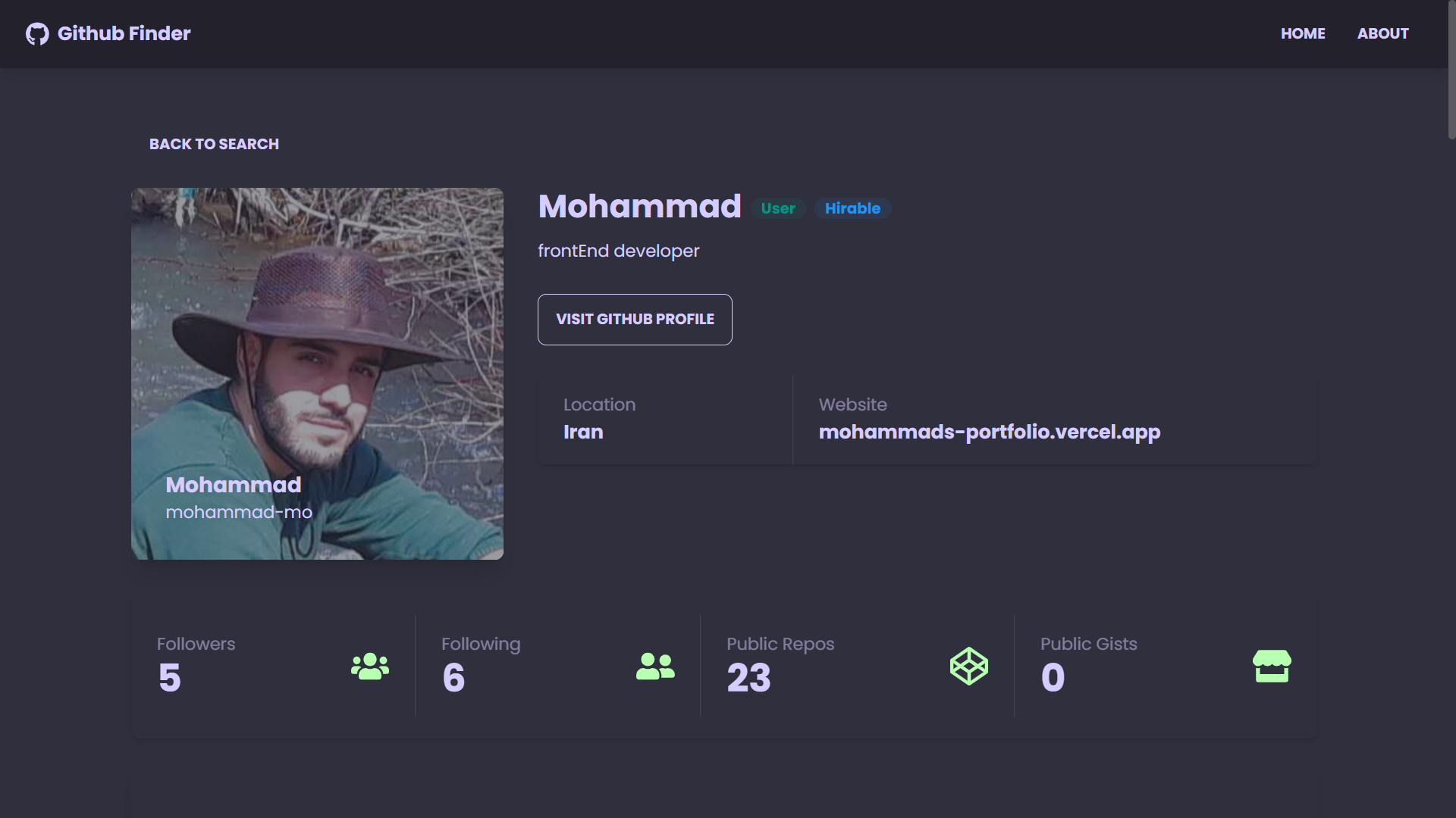 GitHub - mohammad-mo/github-finder