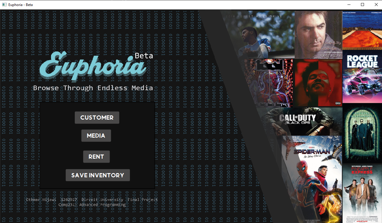 GitHub Media Rental system using