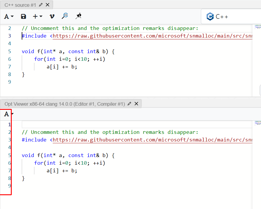 [BUG]: #include url inhibits optimization remarks · Issue #4585 ...