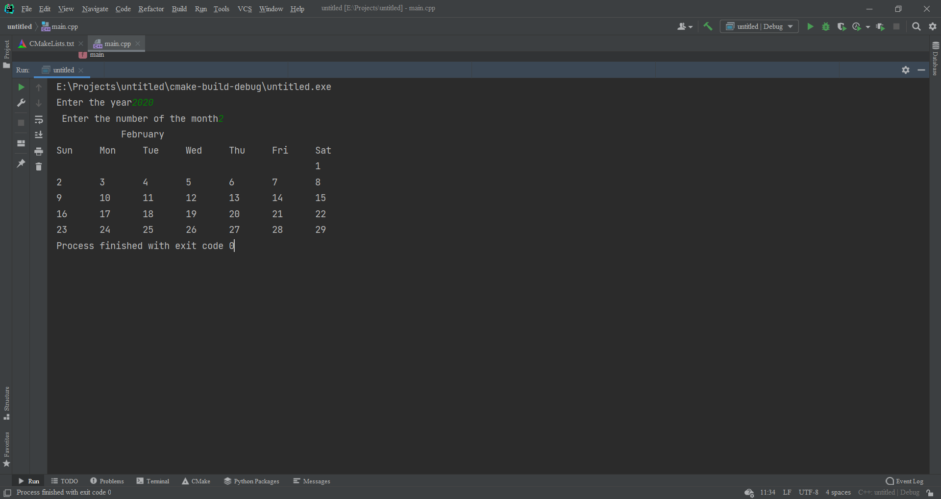 Bug when the user enters a leap year in Desktop Application/Basic/C++ ...