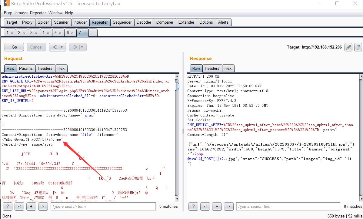 EyouCMS v1.5.7 has a vulnerability, stored cross-site scripting (XSS ...